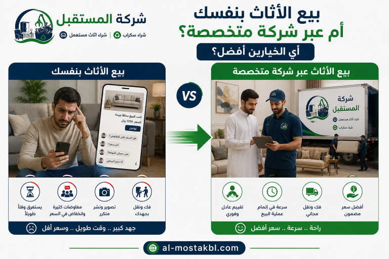 أماكن شراء الأثاث المستعمل
