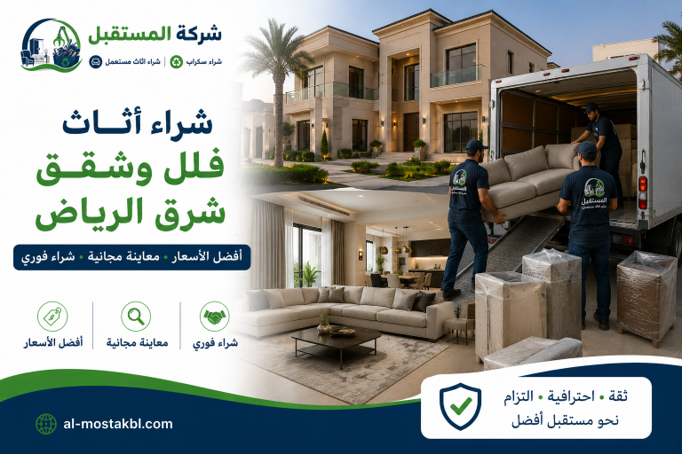شراء اثاث فلل وقصور بشرق الرياض 