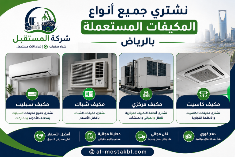 شراء مكيفات مستعملة بالرياض