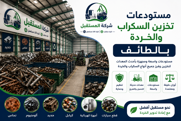 مستودعات شراء سكراب بالطائف 