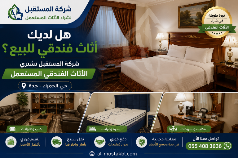 شراء اثاث فندقي حي الحمراء بجدة