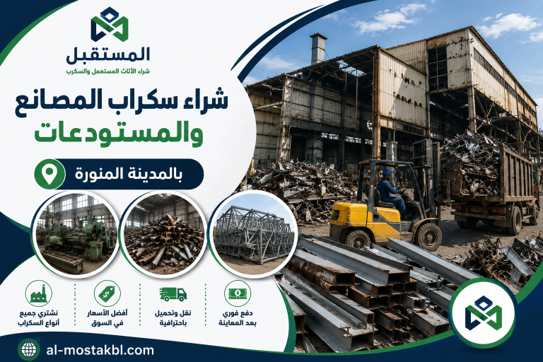 سكراب المصانع يدر لكم عائد مادي كبير 