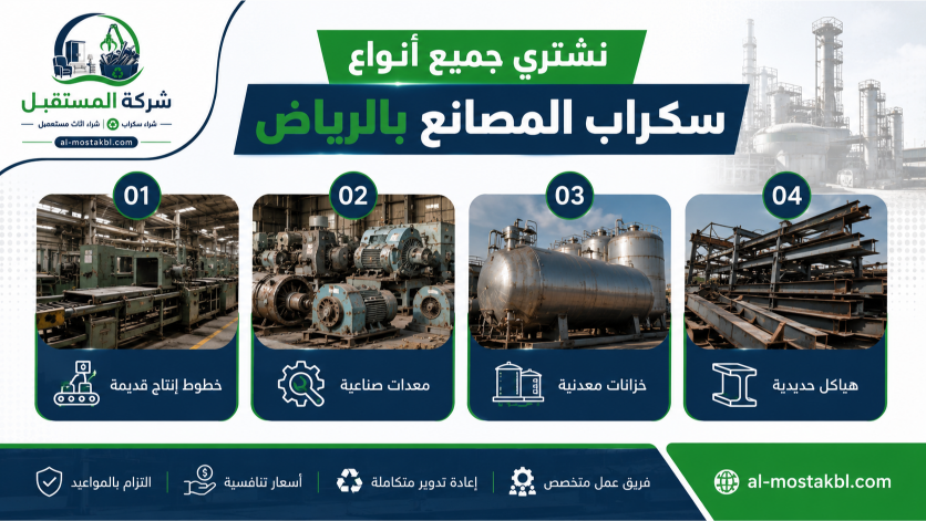 شراء سكراب مصانع بالرياض
