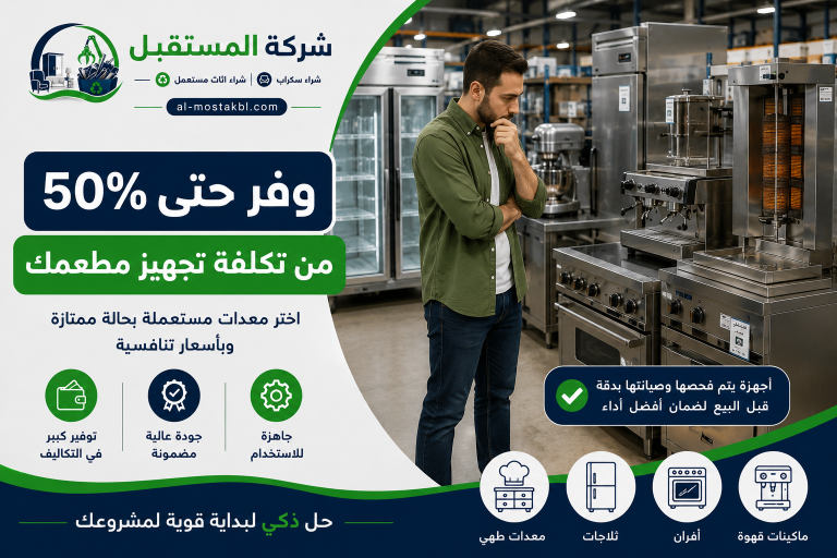 شراء معدات مطاعم مستعملة بالطائف