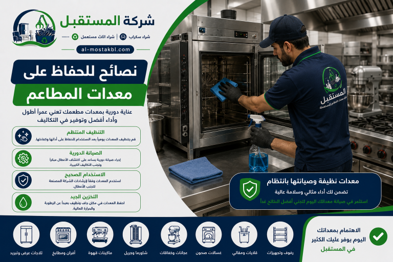 شراء معدات مطاعم مستعملة بالطائف