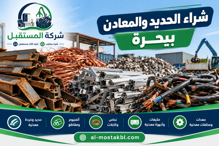 شراء سكراب ببحرة من الحديد والخردة المعدنية والمعدات القديمة