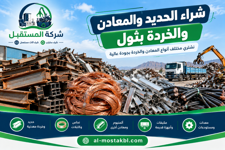 شراء سكراب بثول – شركة المستقبل شراء سكراب بثول من الحديد والخردة المعدنية والمعدات القديمة